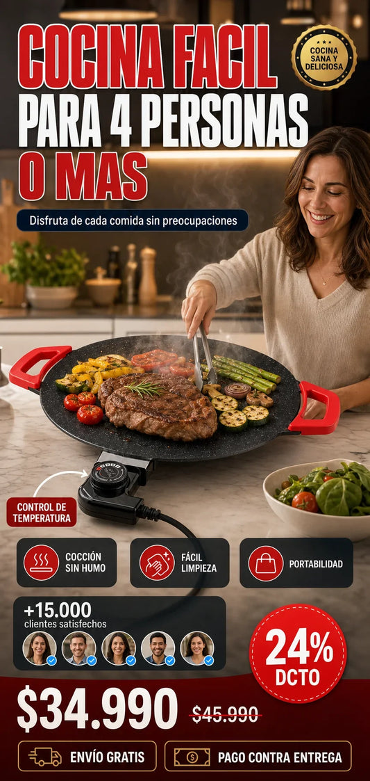 Plancha Terraza Master Coreana 360'